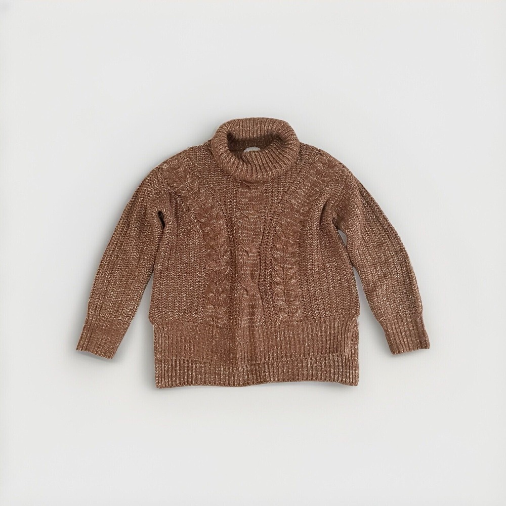 universal thread Good Co. Women's Oversized Cable Knit Brown  Sweater Size Large